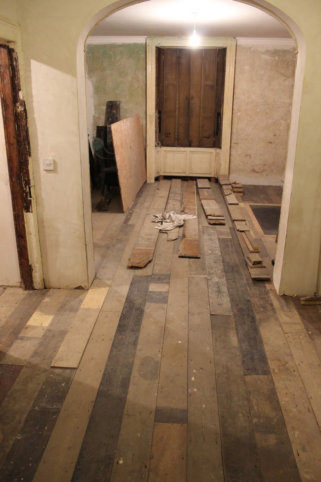 House Renovation Dundalk, Louth, Ireland Laying Of Floorboards Complete
