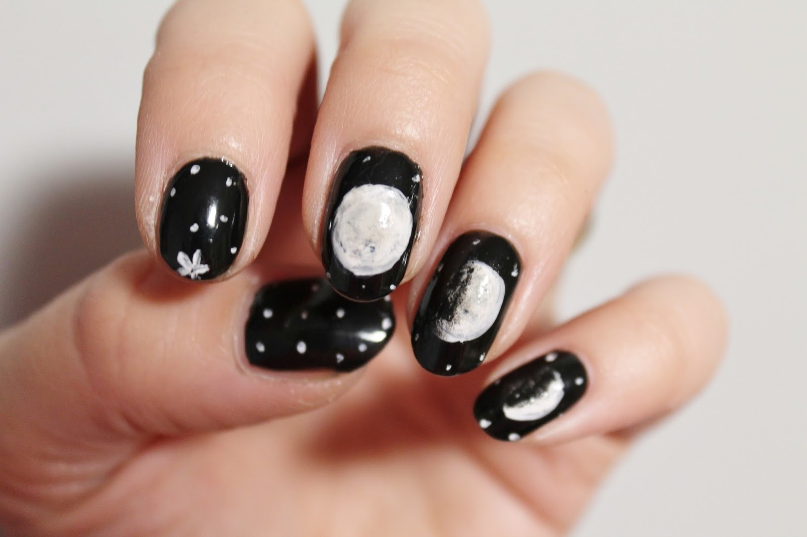 1. Moon Phase Nail Art Stickers - wide 4