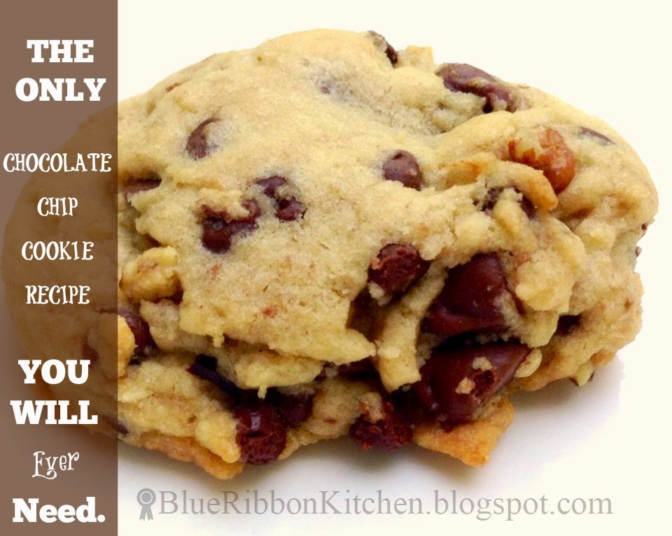 A Less Processed Life: What's Baking: Blue Ribbon Brown Butter Chocolate  Chip Cookies