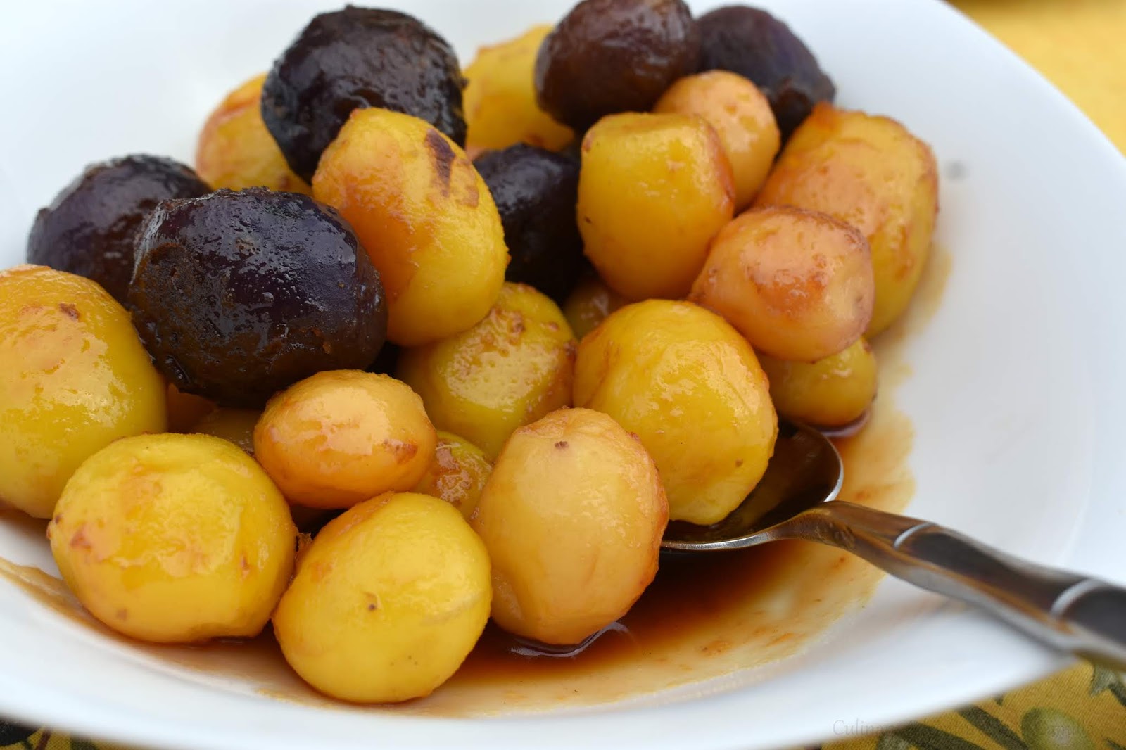 Brunede Kartofler (Danish Caramel Potatoes) NationalPotatoDay