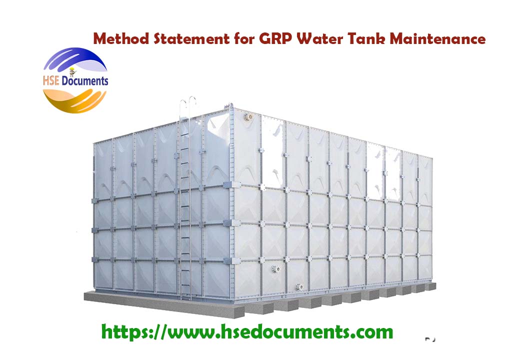 Method Statement for GRP Water Tank Maintenance HSE Documents