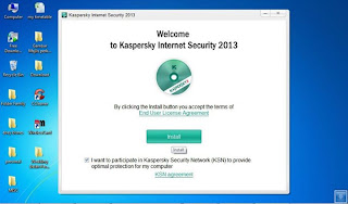 Install Antivirus Kaspersky 2013