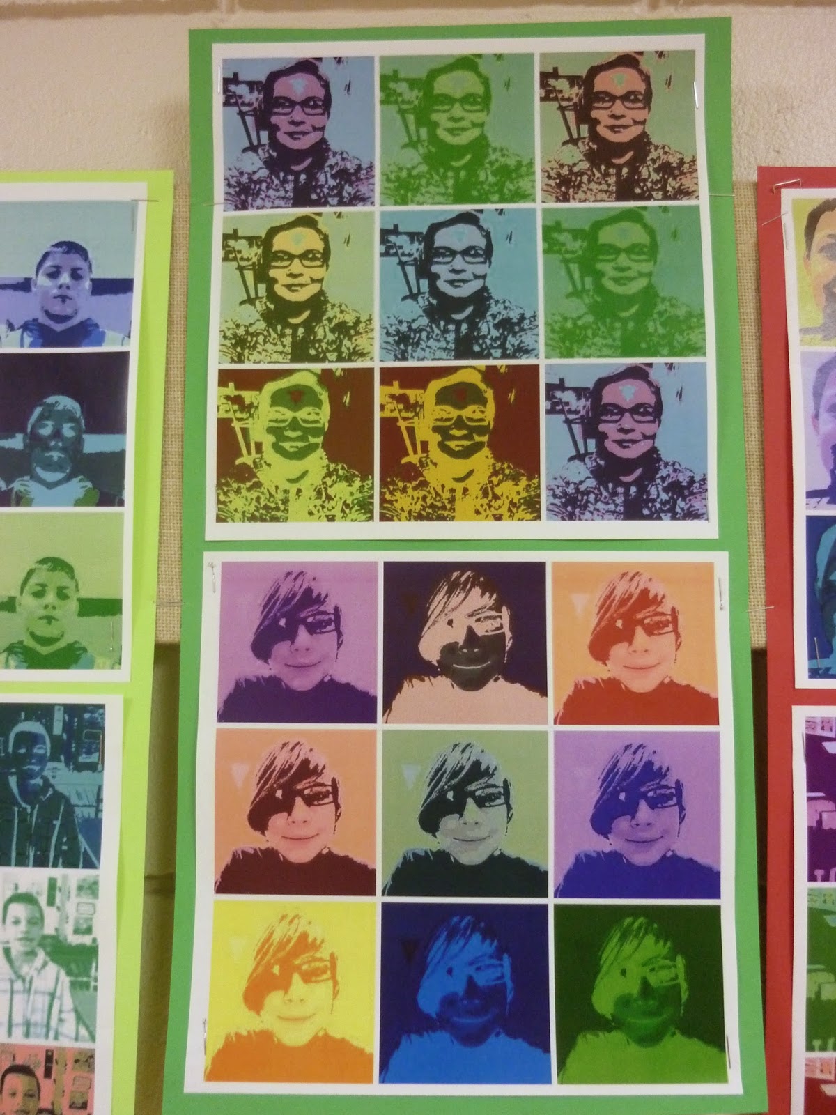 Mrs. Werner's Art Room: 5th Grade Andy Warhol Inspired Selfies