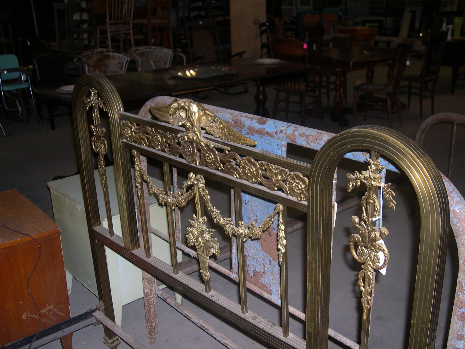 Mississippi Reclaimed Antique Brass Bed