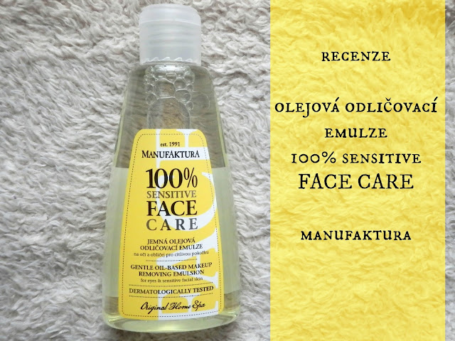 face care manufaktura, olejová emulze na odlíčení