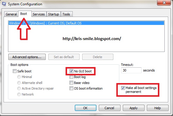 Cara Aktifkan/Nonaktifkan Logo dan Tulisan Starting Windows pada saat ...