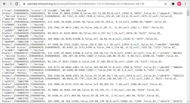 Air traffic data response Air traffic data response