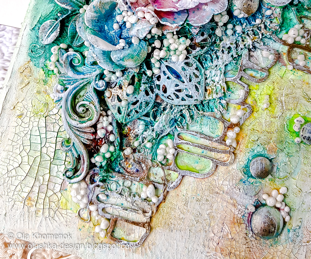 Scrapiniec inspirations on blogspot: Altered notebook with mixed media ...