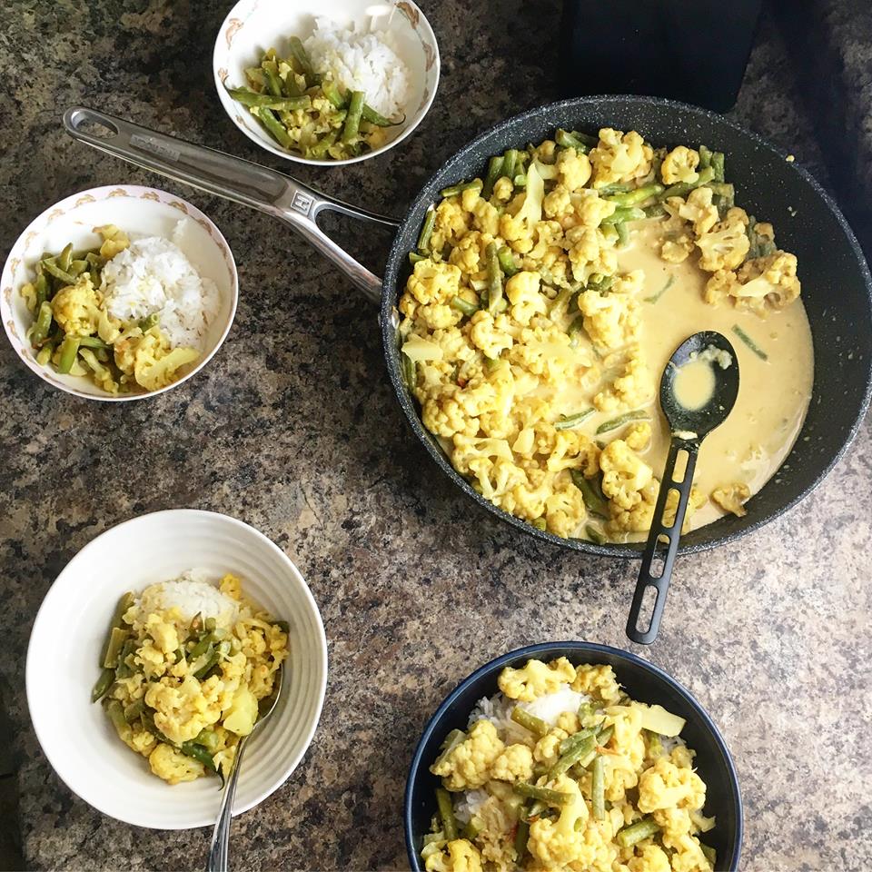Cauliflower Coconut Curry The Home Baked Vegan
