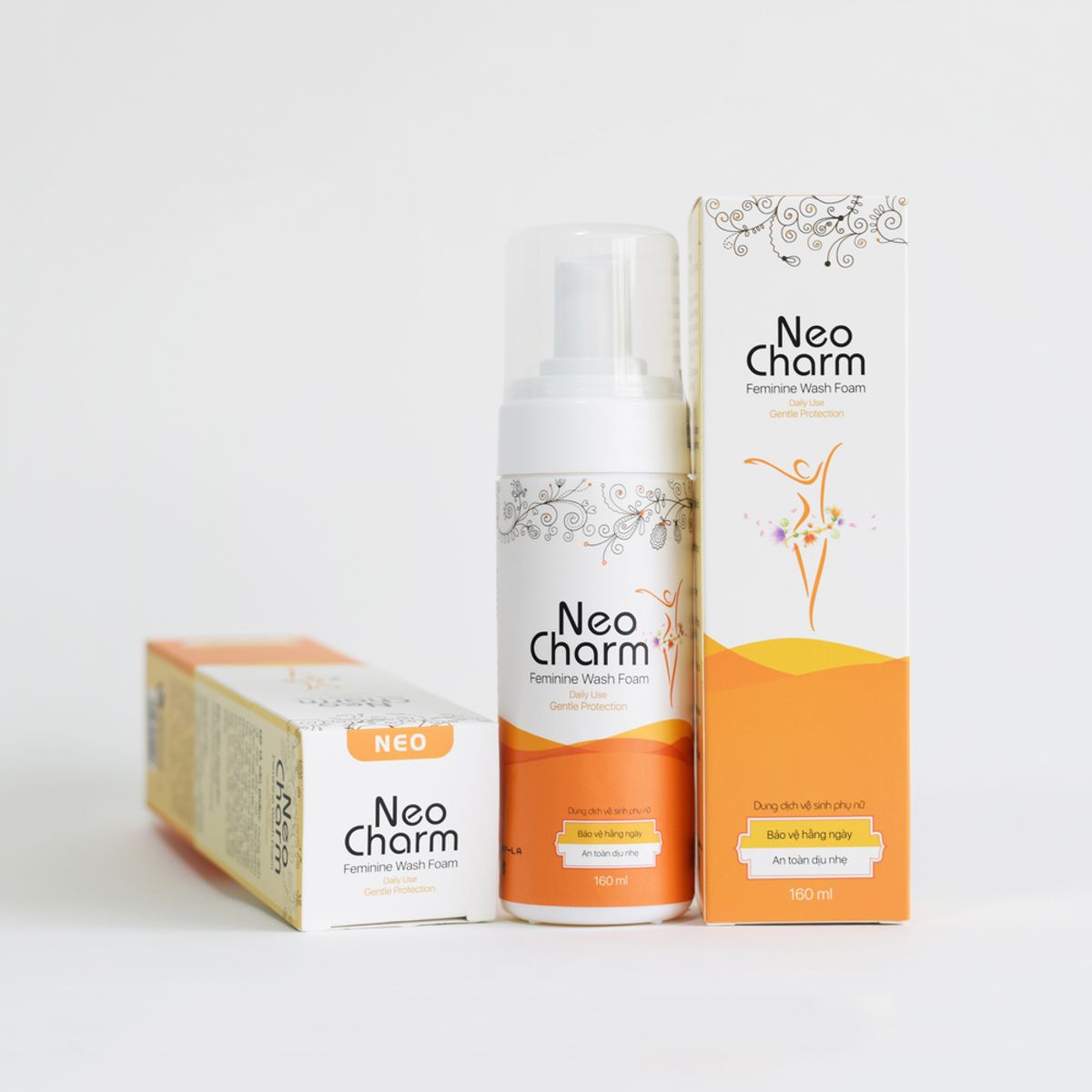 DUNG DỊCH VỆ SINH PHỤ NỮ 160ML - NEO CHARM - 50 CHAI/THÙNG