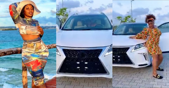 I Bought my car with my hard earned money- Actress, Amarachi Amusi Shows Off Her New car (Video)
