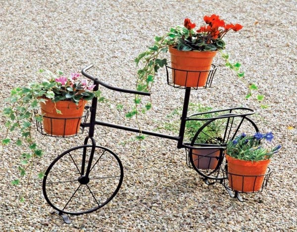 Beautiful colorful garden decoration