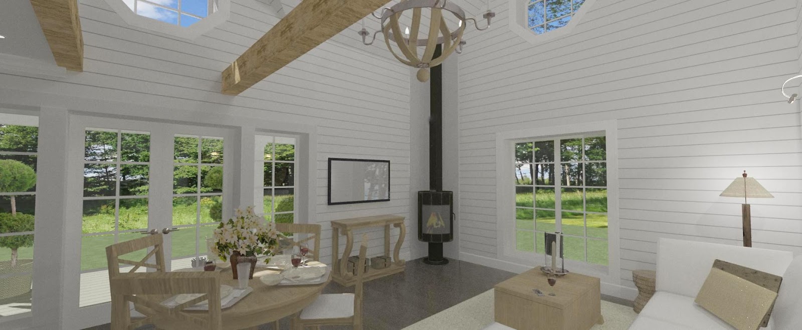 Den vita drömgården: ett eget hus på 45 kvadrat