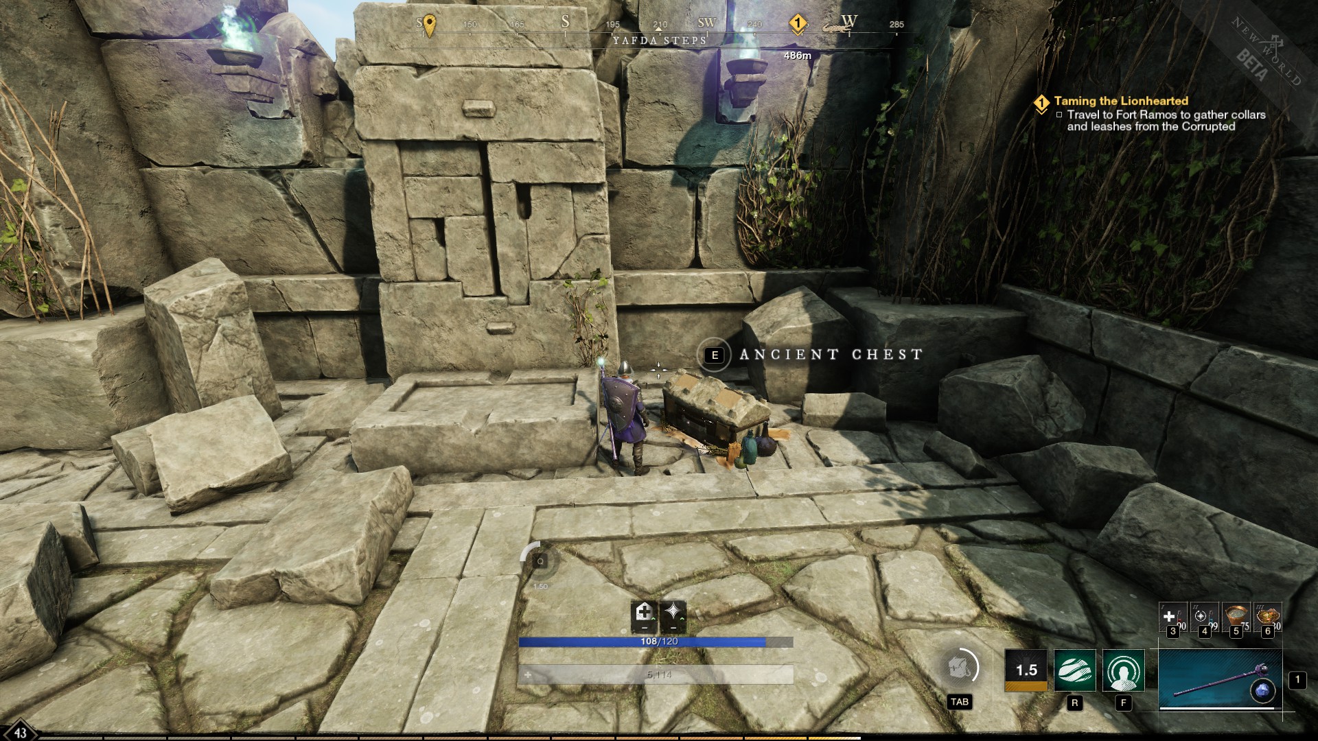 New World Yafda Steps chest locations