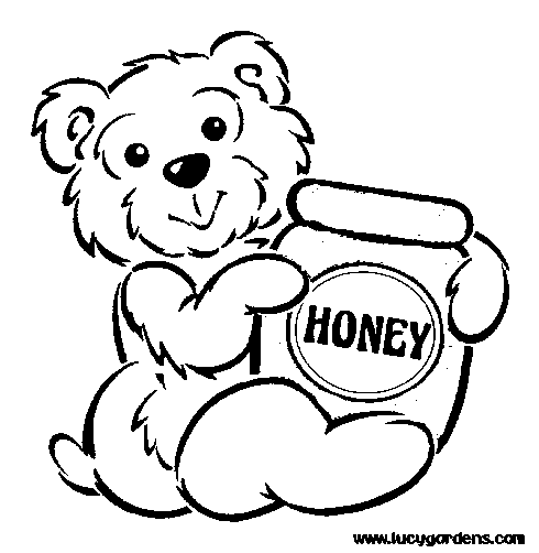 coloring pages of bears - photo #12