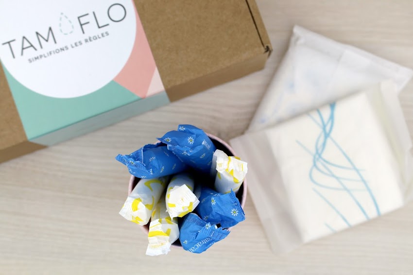TAMFLO | La nouvelle box qui nous apporte réconfort et protection tous les mois simplifions les règles box mars 2016 serviettes et tampons 