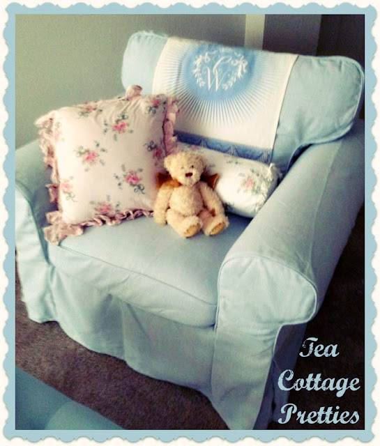 Tea Cottage Pretties More Decorating My New Ikea Slipcovers!!!
