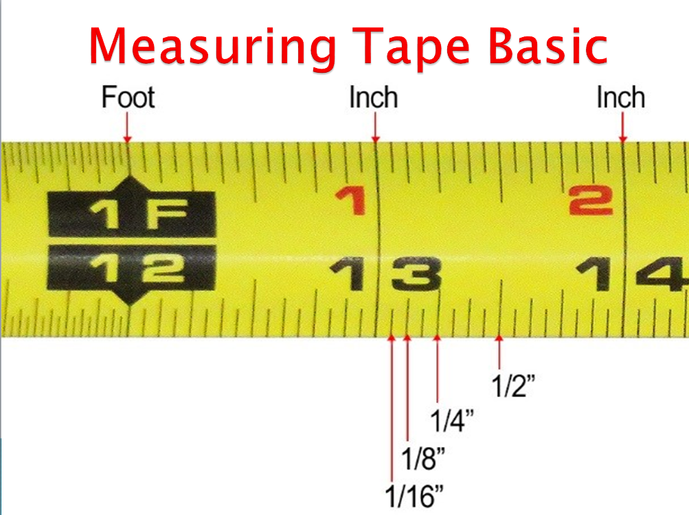 Printable Inch Measuring Tape