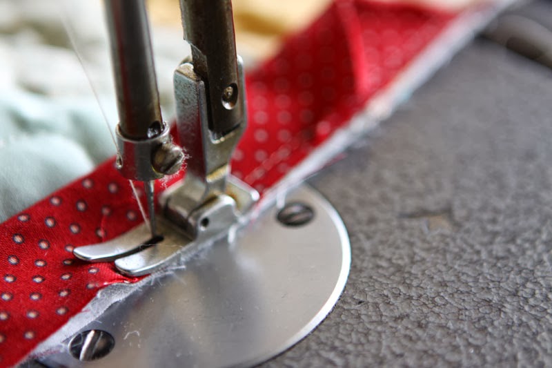 Machine sewing