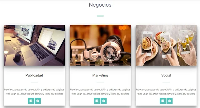 Landing page para Blogger