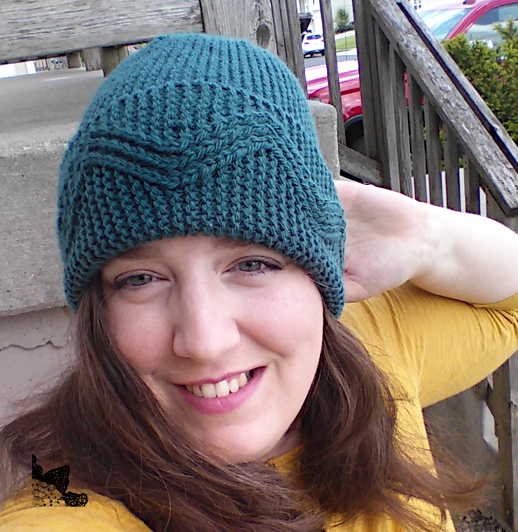 flat knit hat pattern