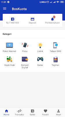 Aplikasi Android BosKuota