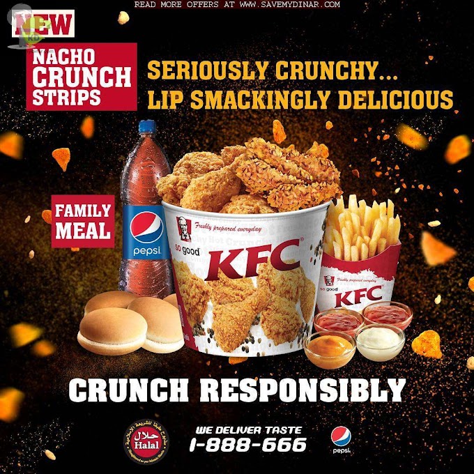 KFC Kuwait - Nacho Crunch Family Meal at KWD 5