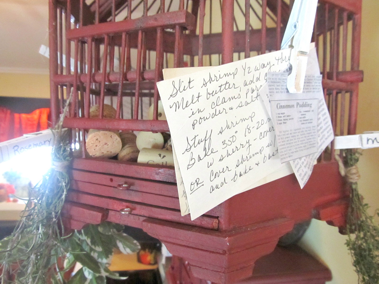 Sweet Inspirations by JP designs My Bird Cage Kitchen Organizer