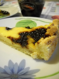 crostata zebrata crema e marmellata