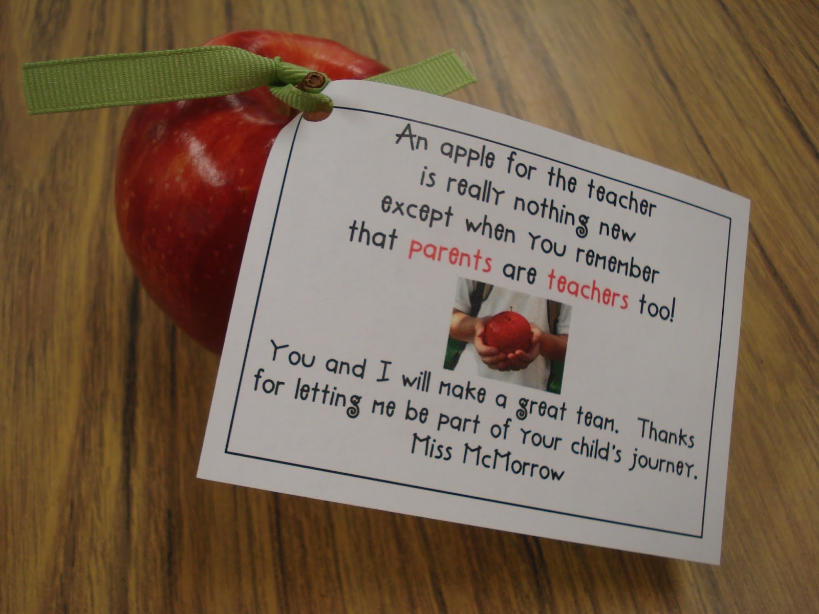 Forever in First An Apple for the Teacher
