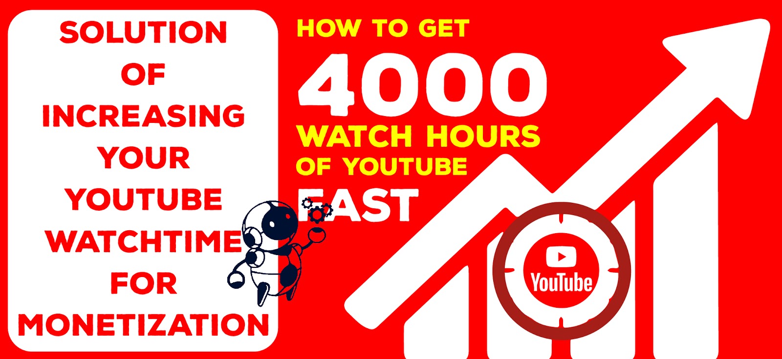 Youtube tips, how to get youtube 4000 watch