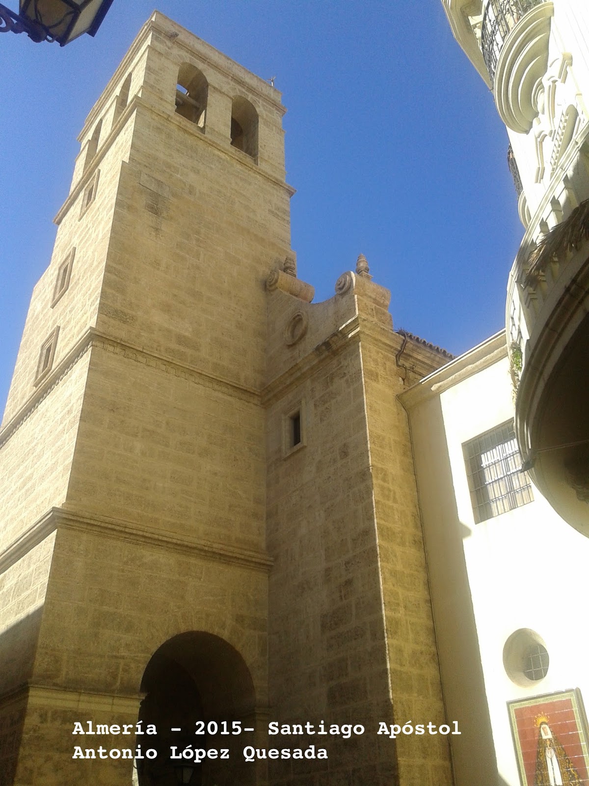 Almeria Música Cultura Deportes Ocio LA IGLESIA DE SANTIAGO
