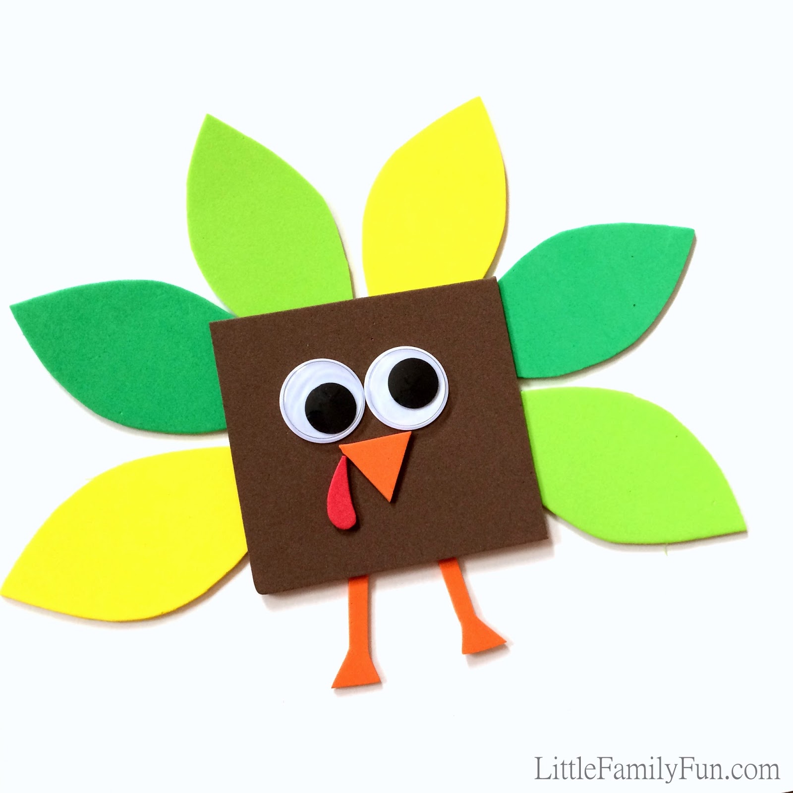 Square Turkey Craft