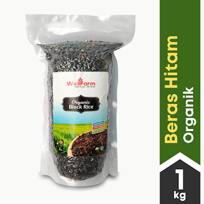 beras hitam organik di Palembang