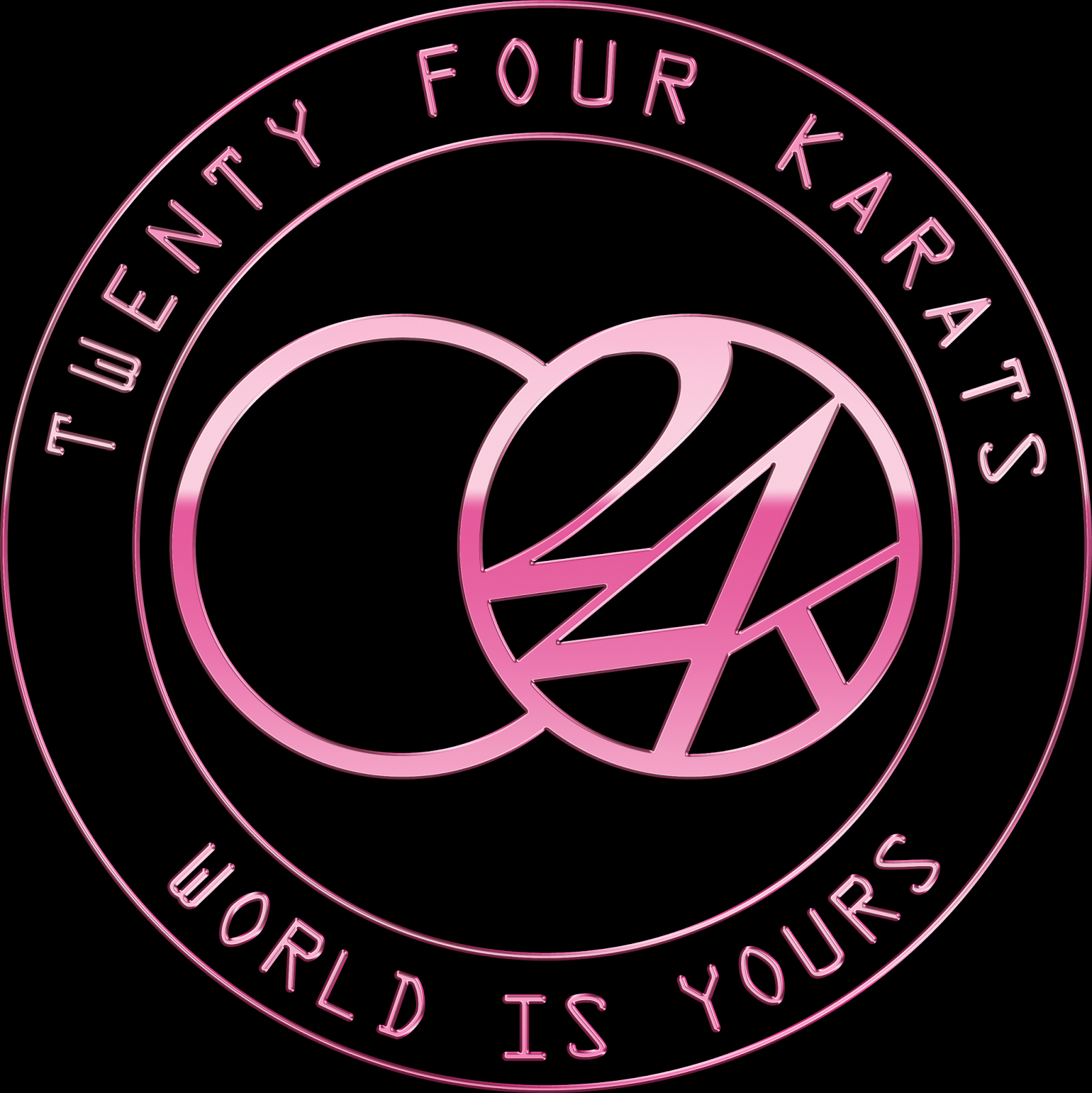 Logodol 全てが高画質 背景透過なアーティストのロゴをお届けするブログ 24world Twenty Four Karats World Is Yours の高画質透過ロゴ５種