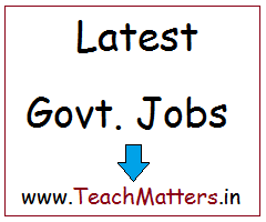 image: Latest Govt. Jobs @ TeachMatters