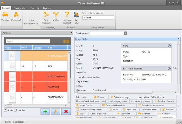 Screenshot Vinitysoft Vehicle Fleet Manager 4.0.7221.16693 Full Version Screenshot Vinitysoft Vehicle Fleet Manager 4.0.7221.16693 Full Version