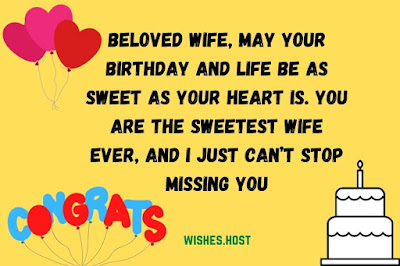 long distance birthday wishes for wife