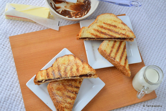 Grilled Chocolate Sandwich