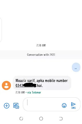 How to check Telenor number