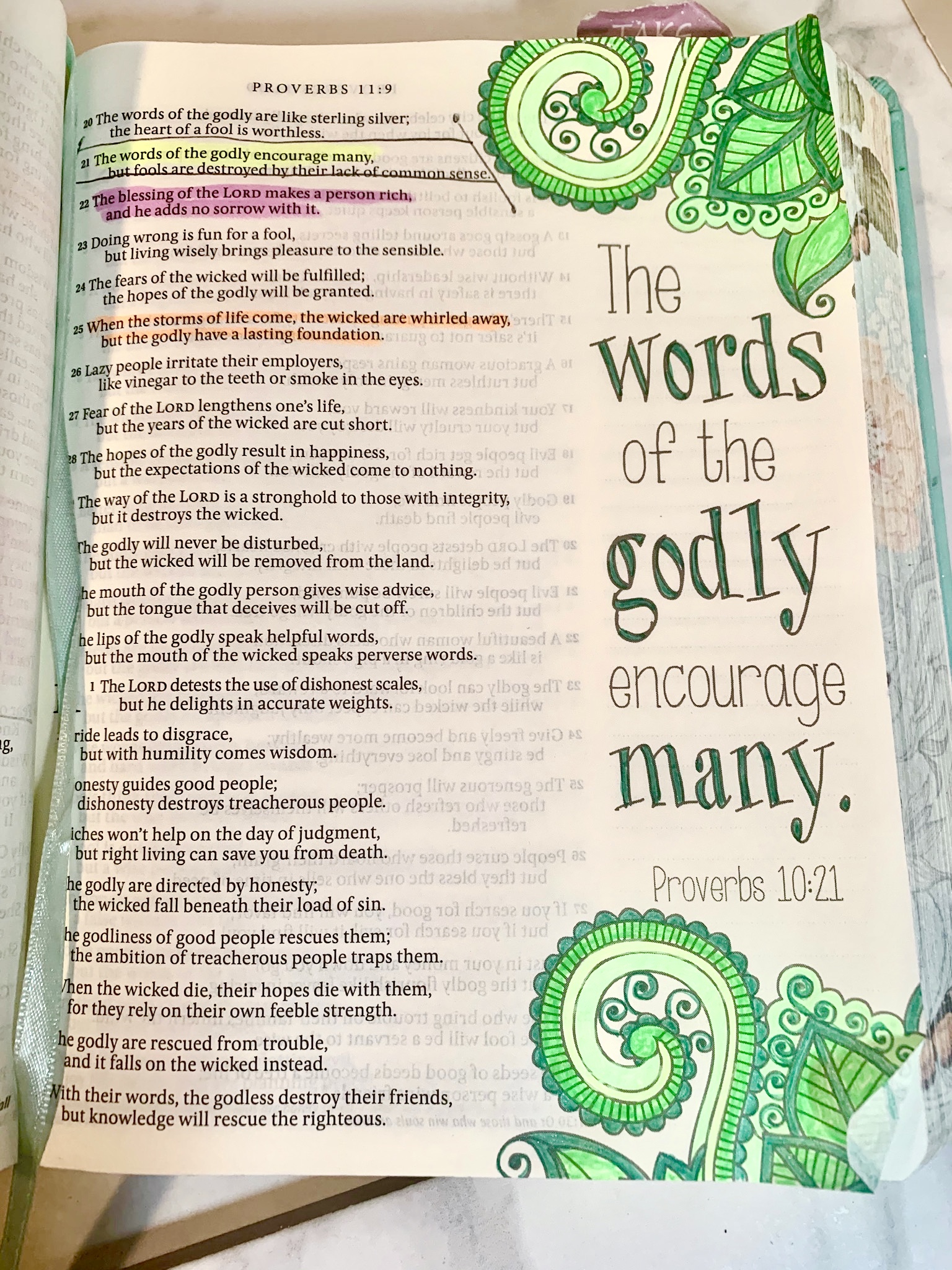 Amy's Creative Pursuits: October Bible Journaling Pages