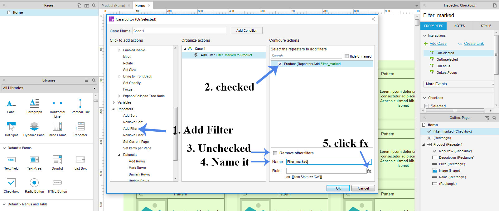 UI/UX Design: Checkbox Filter