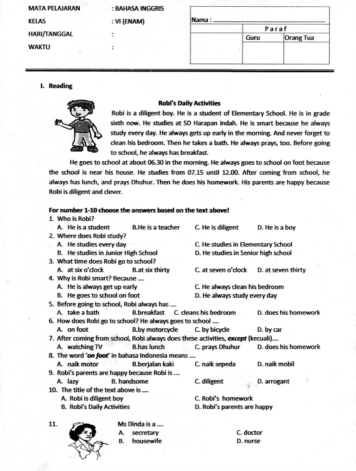 Download Soal Pas Smk Humas Kelas Xi Semester 1 - Planet Soal