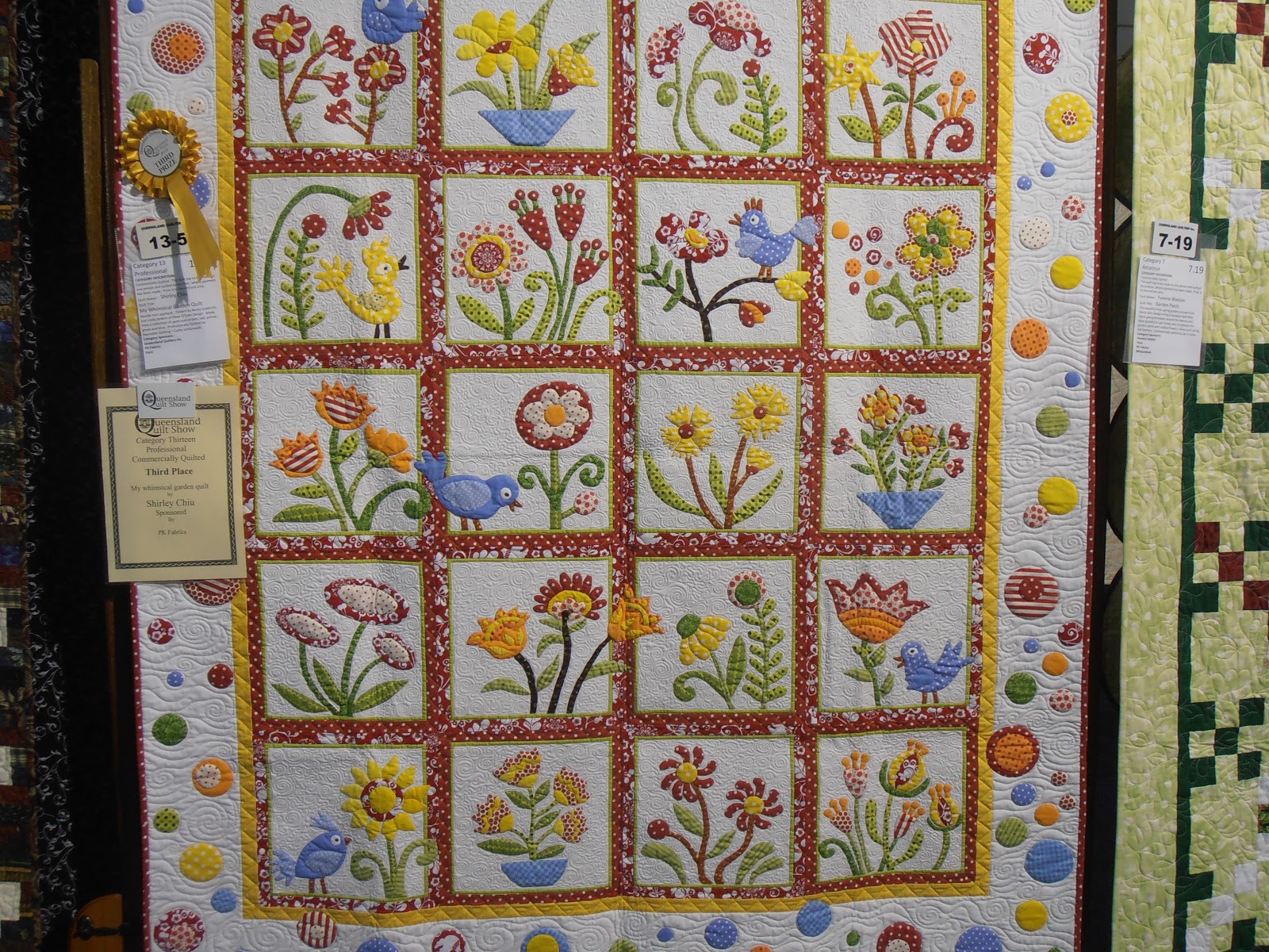 Crafty Friends Craft Show Quilt Display