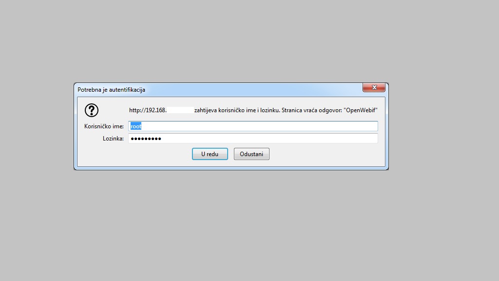 Kako postaviti password na Open Web Interface OpenWebIf_4