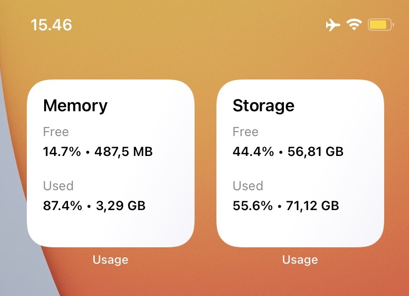 Cara Cek Penggunaan RAM iPhone dan iPad Melalui Widget iOS 14 | PUKEVA