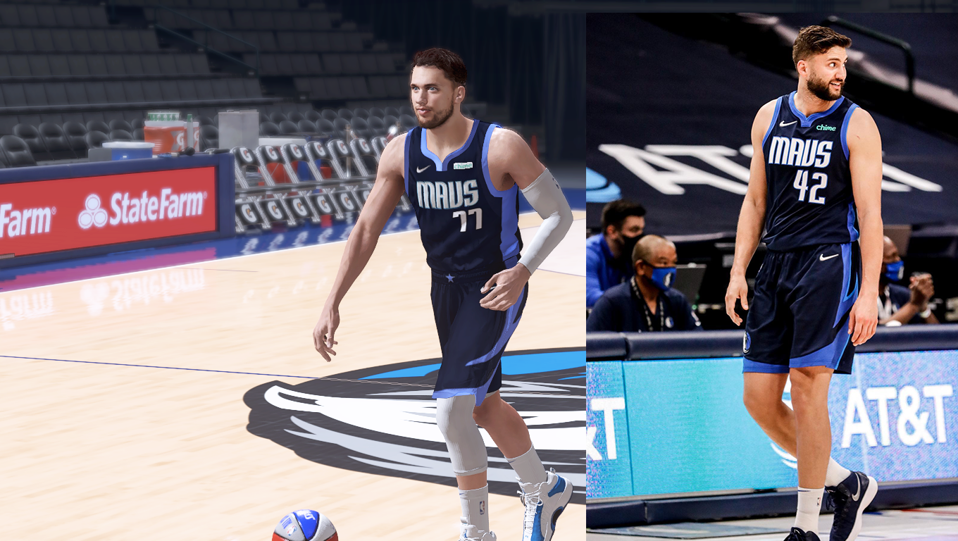NBA 2K21 Dallas Mavericks 2021 Official Earned Jersey by