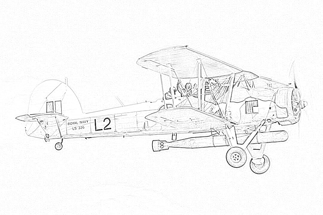 Coloring Pages: Biplanes Coloring Pages