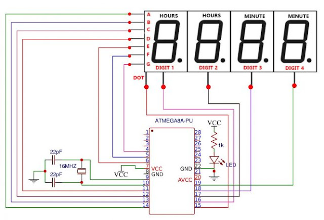 Arduino Tutorial by Manmohan Pal: Seven Segment Digital Table Clock ...
