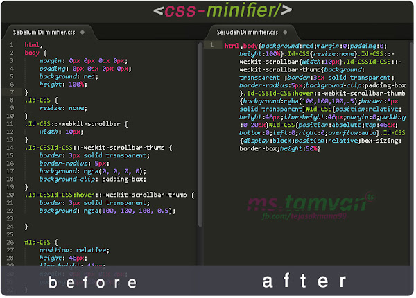 CSS Minifier Kompres Css Untuk Mempercepat Loading Blog CSS Minifier Kompres Css Untuk Mempercepat Loading Blog